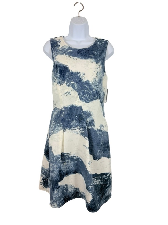 NIC+ZOE Dresses & Skirts - NIC+ZOE Blue and Cream Mini Dress
